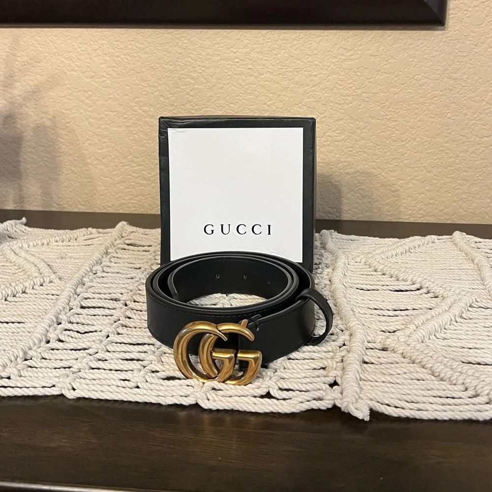 Authentic Gucci GG Belt